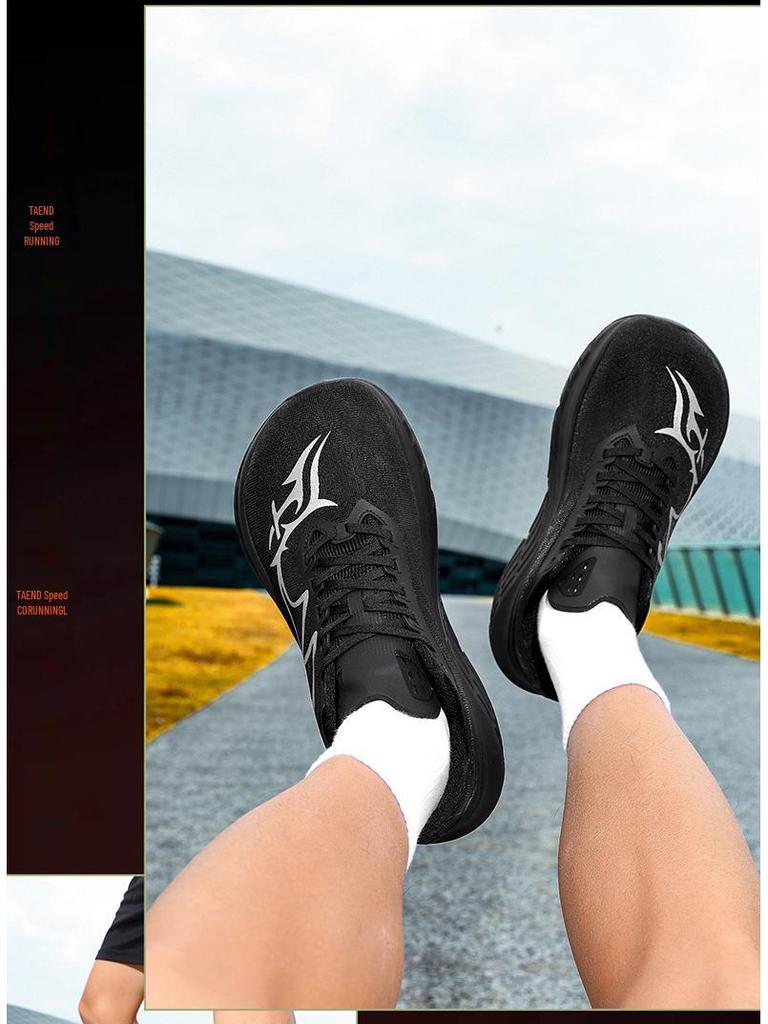 Men's Wide Toe Box Shock Absorbing Running Shoes - Comfortable, Large Size, Mesh, Wide Fit Sports Shoes for Spring/Summer 2026
