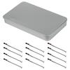 Base Holder with 12PCS Alligator Clip Sticks with Rubber Tips Model Spray Stand Base for Airbrush Spray Hobby DIY Model Crafting