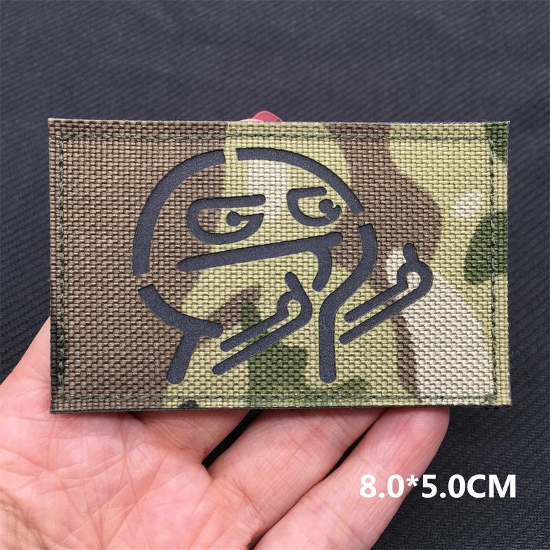 3D Multicam Nationalflaggen Aufnäher Ir Reflektierende Aufnäher Auf Kleidung Taktische Abzeichen Klettverschluss Lasergeschnittene Zubehörteile Diy Zubehör