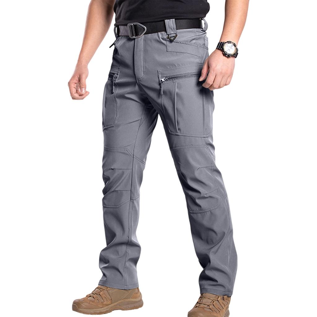 Mens Pants Ripstop Cargo Work Pants With Multi-pocket Water Resistant Breathable Hiking Camping Travel Fishing Construction Pants
