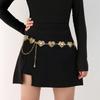 Lover Heart Tassle Waist Chain Belt for Women Punk Gothic Y2K Dress Jeans Waistband