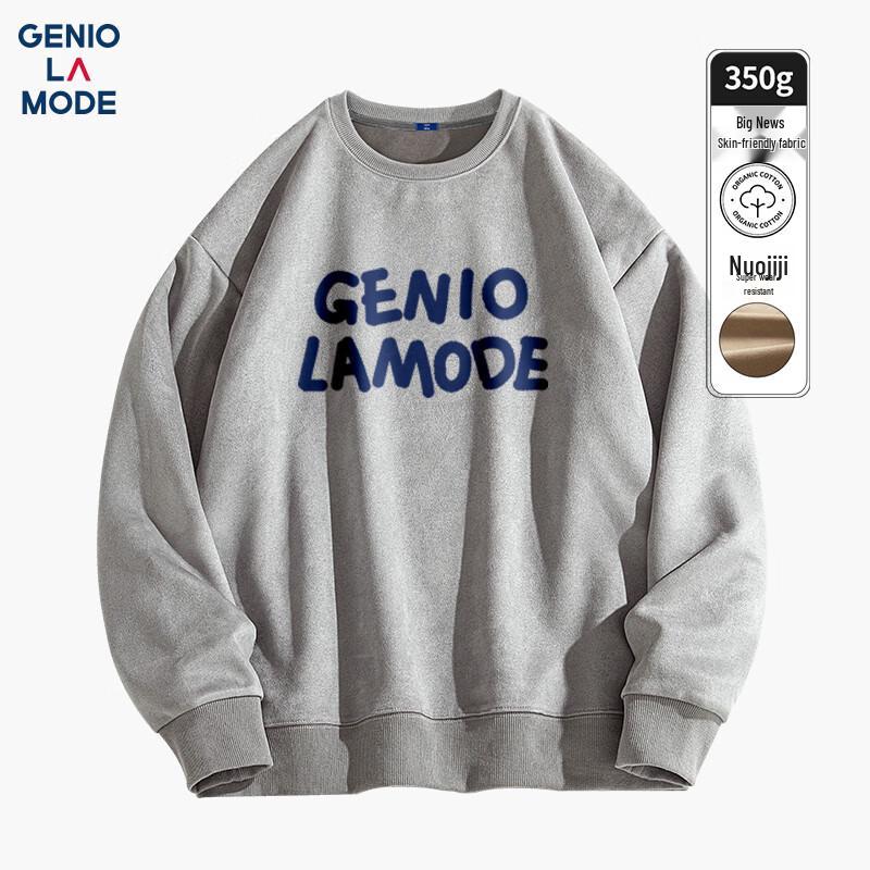 

GENIOLAMODE Men s Suede Velvet Fleece Hoodie 3XL