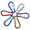 Multi-color Aluminium Safety Alloy Carabiner Buckle Keychain Camping Hiking Hook Climbing Button
