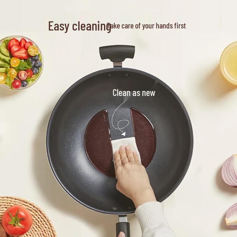 Supor Non-stick Wok with Steamer