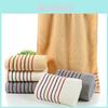 Striped Cotton Towel Soft Thick And Comfortable Bath Towel For Home And Hotel Use