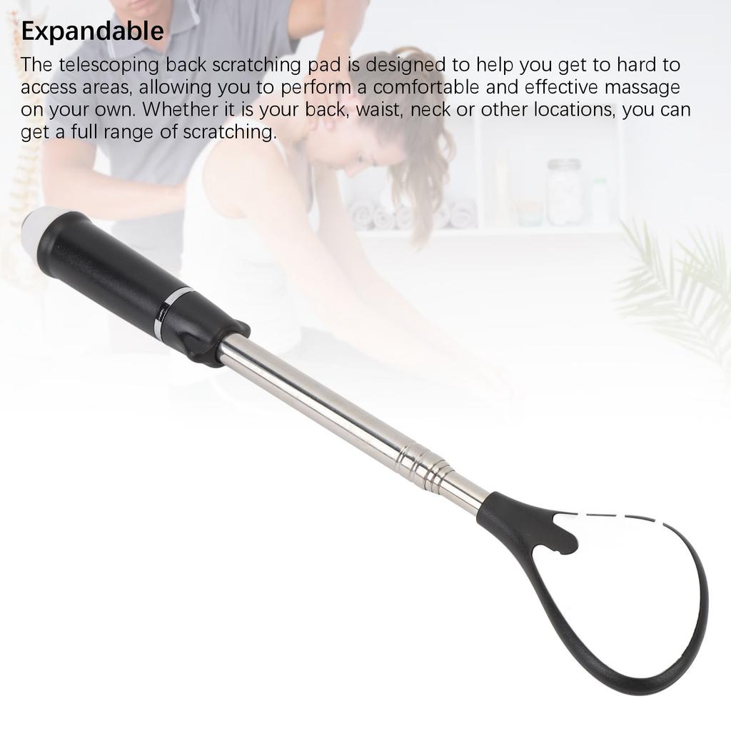 Telescoping Back Scratcher Dual Sides Extendable Scratcher Massage Rolling Ball for Head Foot