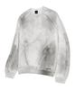 MOZMOZ Heavy Weight Pigment Raglan Back Slit Oversized Sweatshirt Dirty Gray