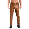Mens Faux Leather Straight Leg Pants Smooth Lining Tights Leggings Music Festival Daily Outfit