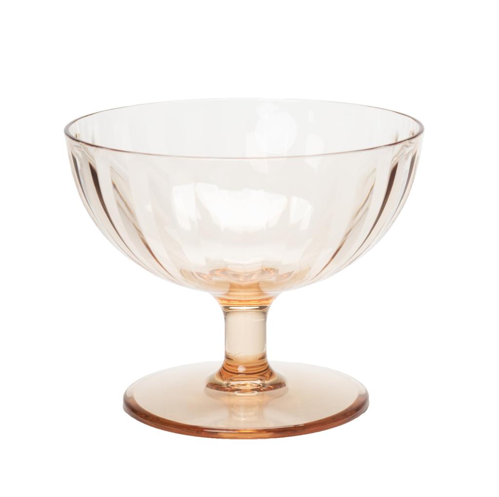 Plakira Breakproof Dessert Glass, 200ml, Dishwasher Safe, Made in Japan, Perfect for Outdoor Activities, Kids, Home Parties, Cute and Stylish Warm