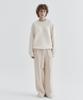 EZIO WOMEN W Plain Round Knit_Ivory