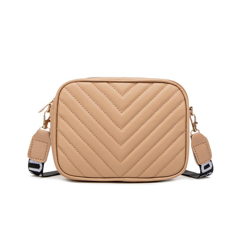 Embroidery chain bag New candy color bag One shoulder messenger mobile phone bag Women's bag Small square bag
