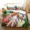 3D Print Anime Higurashi When They Cry Comfortable Duvet Cover Pillowcase Bedding Set Children Bedroom Decoration Home Textile