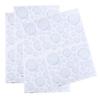 4 Sheets Bubble Wall Sticker Ocean Design Self-Adhesive Waterproof Decor for Kids Room Mermaid Party Background Wall Art