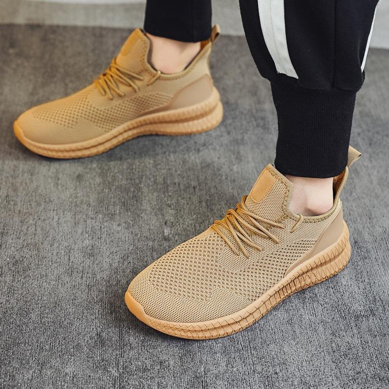 

Flying woven sports men s shoes summer casual shoes new mesh coconut men s shoes 46