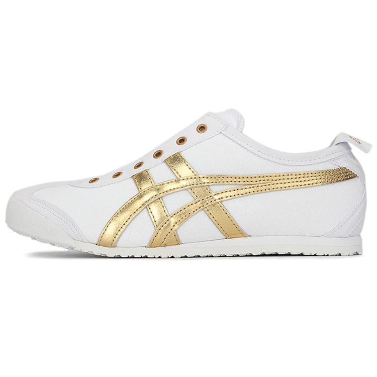 

новые Onitsuka Tiger Onitsuka Tiger Mexico 66 слипоны белые чистое золото 42