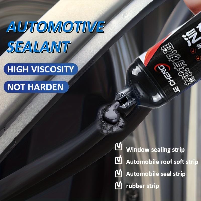 Car Rubber Sealant Adhesive Universal Black Glue for Tire Sidewall Repair Wheel Arch Trim Bonding Plastic Metal Multi-Surface