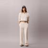 Calvin Klein Sporty Loose Fit Cotton Knit Wide Leg Pants Women bottoms 47G253G