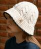 ANOETIC Anc Wool Twisted Bucket Hat_Ivory