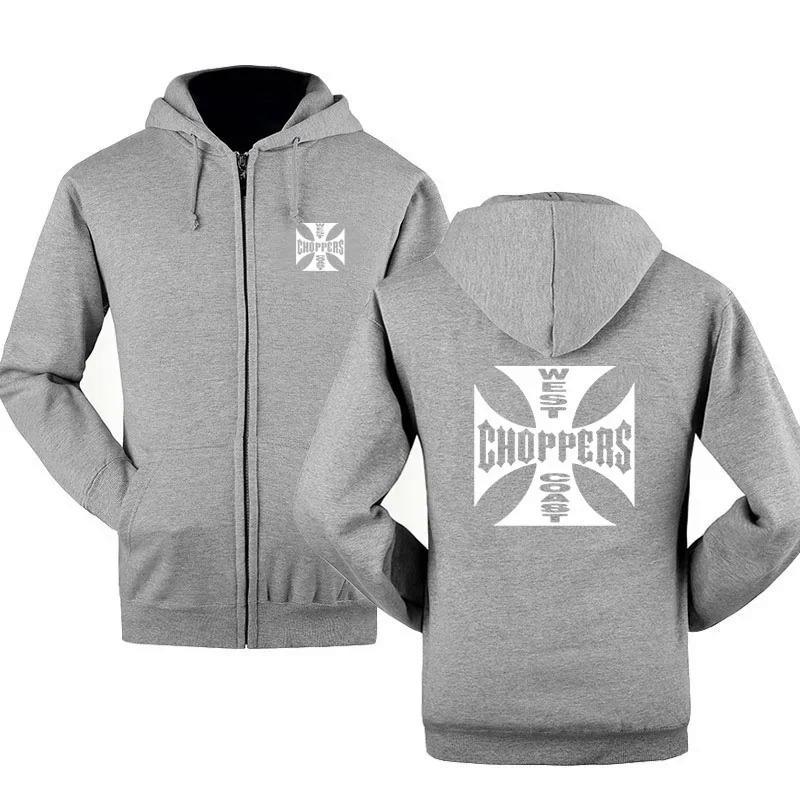 Jarní podzimní mikina West Coast s kapucí