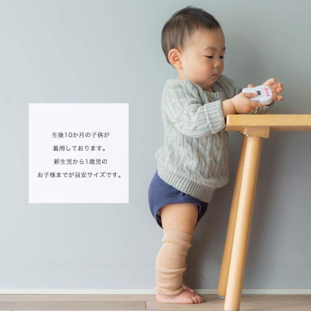 Used [Stock Sale] 3 Pairs Leg Warmers Baby [SOWAN] Organic Cotton Rib Knit Baby [SOWAN] Girls Boys Made in Japan