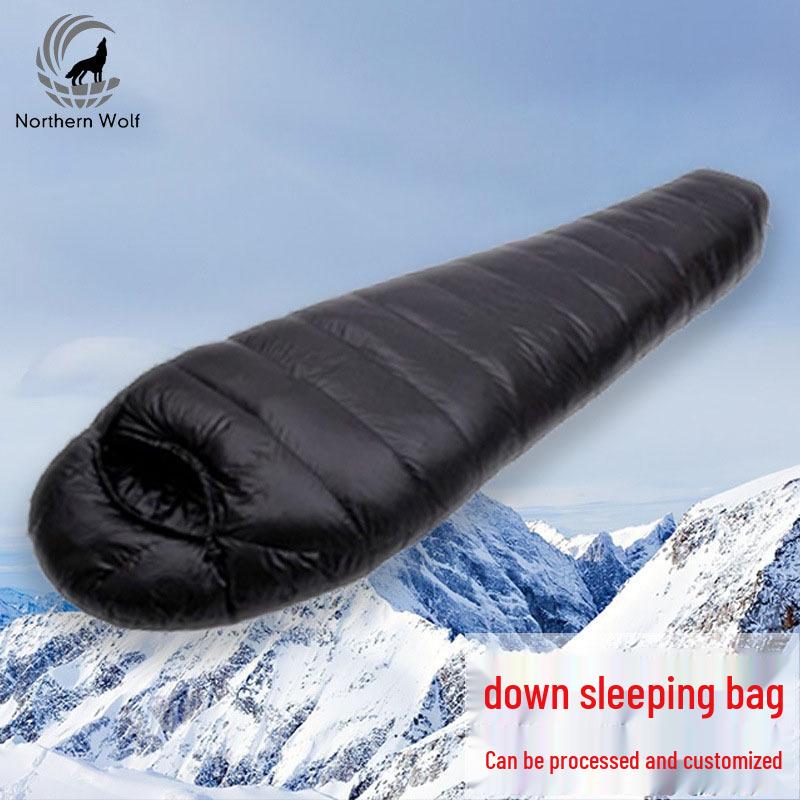 Aanpasbare Mummy Dons Slaapzak voor Kamperen bij Koud Weer