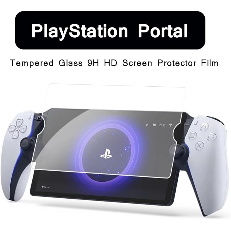 

Careflection Premium Edge To Edge Tempered Glass Screen Guard Protector For Sony Playstation Portal 0 білий