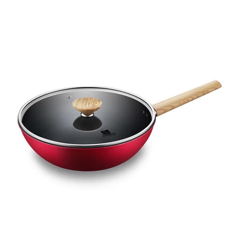 Sanhe Titanium Grade Tiangong Series Healthy Non-stick Wok with Lid