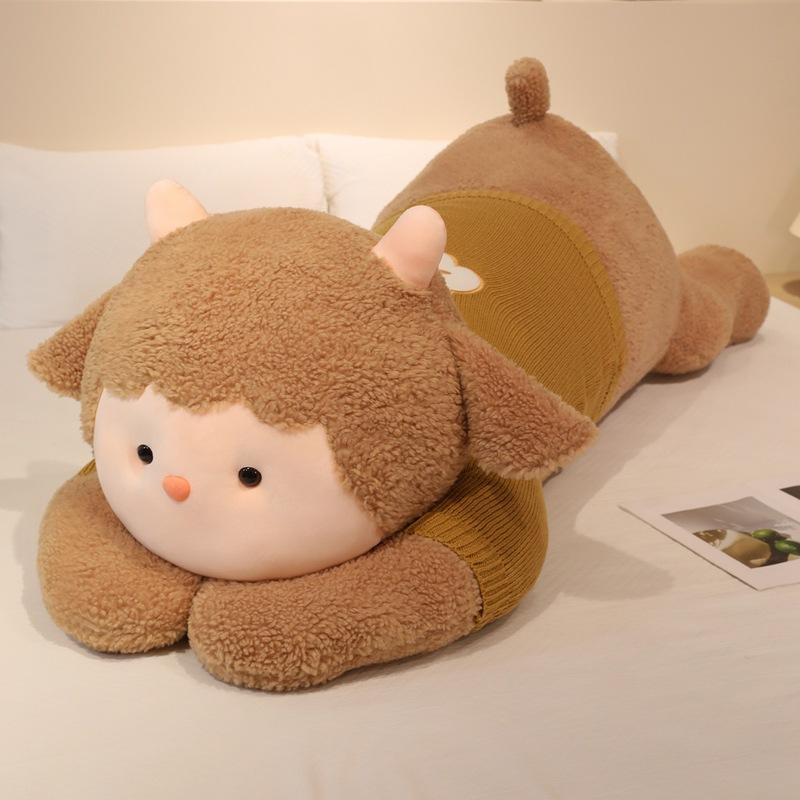 Large Sweater Lying Down Sheep Doll Plush Toy Sheep Doll Home Pillow Girl Soothing Doll