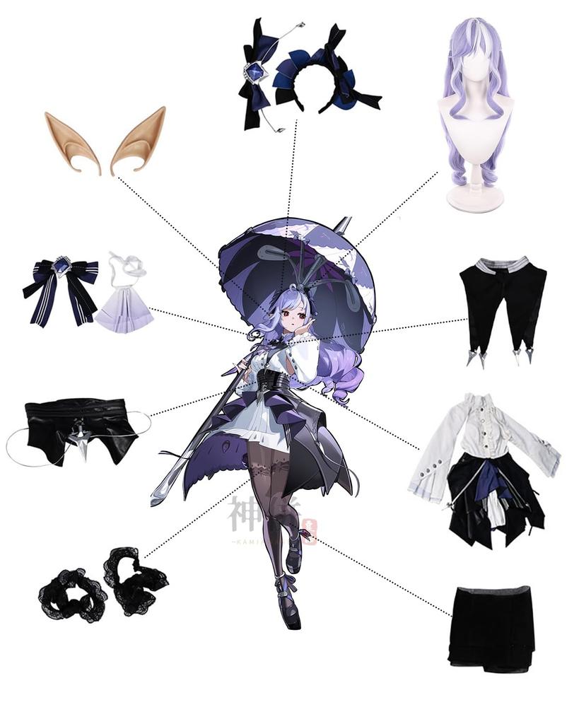 Vivian Banshee Cosplay Costume with Wig Phantom Thieves ZenZero Cosplay Outfit for Adults Fancy School Stage Costume Banshee with [Kamihei Ryohin] - -