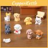 Cute Cartoon Resin Dog Ornaments For Car Dashboard Or Office Desk Decor