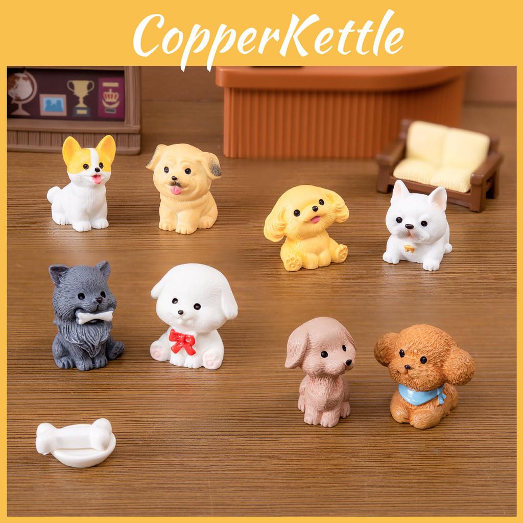 Cute Cartoon Resin Dog Ornaments For Car Dashboard Or Office Desk Decor
