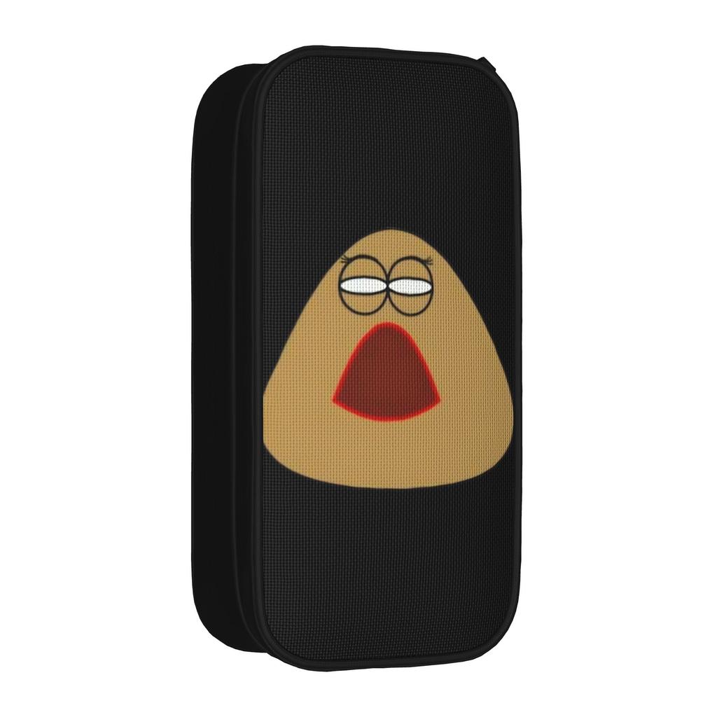 Nightmare Pou Halloween Special Mobile Brown Alien Pet Pencil Case Pencil Box Pen Student Pencil Bags School Supplies Stationery