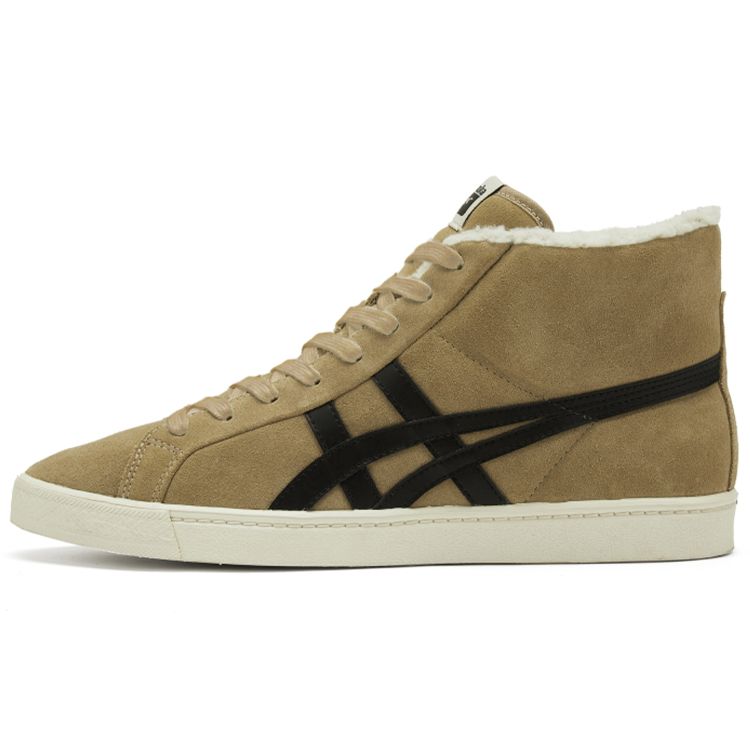 ONITSUKA TIGER Fabre RB Barevně blokované fleecové ležérní odolné polobotky Unisex tenisky Hnědé 1183B809-200