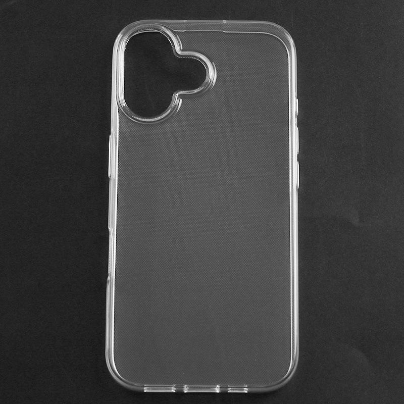 Transparent TPU Case for iPhone 16 Pro Max, Ultra-thin, Anti-drop, Full Coverage Protective Case. iPhone 16 прозрачный