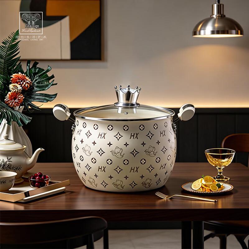 Huoxiang Jinchen Enamel Stockpot
