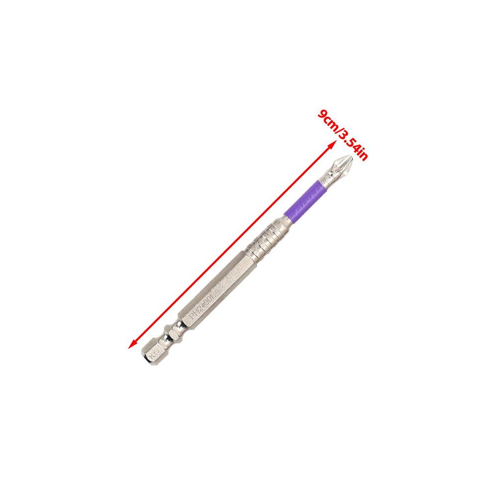 Strong Magnetic Impact Bit Anti-Slip Long Screwdriver Drill Hex Shank Cross Impact Driver Bit Electric Phillips Screwdriver Tips