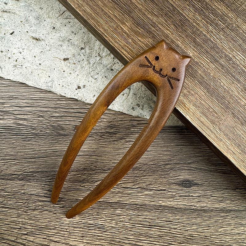 Chińskie sandałowe patyczki do włosów widelce styl retro ręcznie rzeźbione spinki do włosów kwiat zwierzę wzory styl pałeczek kobiety