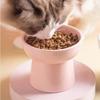 High Foot Cat Elevated Bowl 300ml Ceramic Dog Food Water Feeders Raised Neck Protection Pet Feeding Dishes
