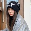 New Fashion Star Printed Winter Warm Pullover Hat For Men Women Knitted Wool Beanies Skullies Korean Hip-hop Beanie Street Punk