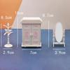 Cute Dollhouse Furniture Set 1/1 Accessories Assemble Model Ornament Decorations Different Themes