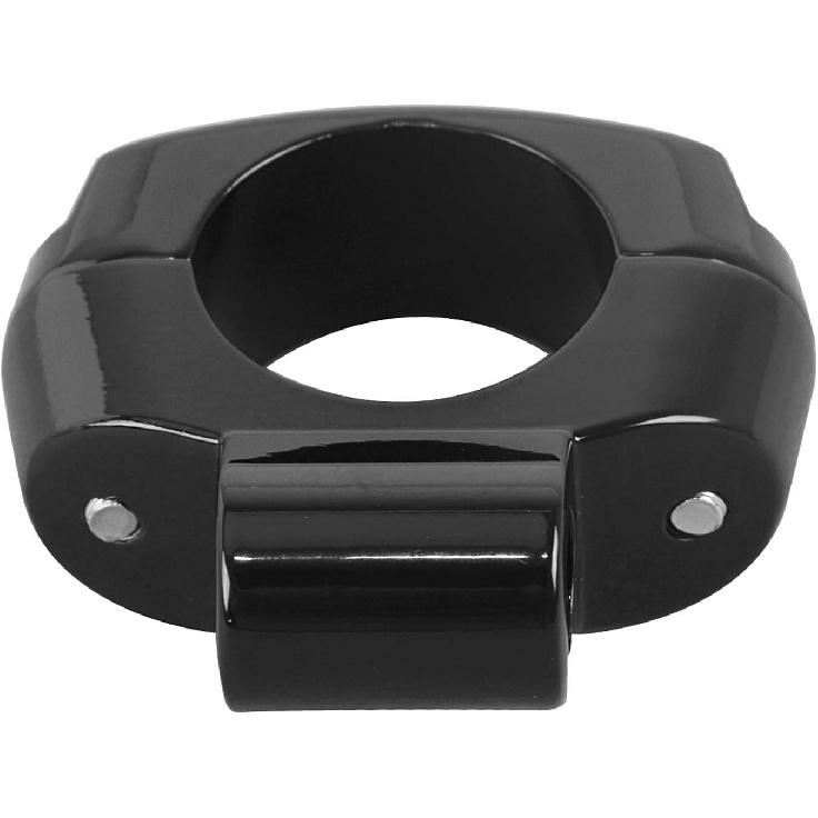 Motorcycle 1" Black Handlebar Universal Mirror Mount Holder Clamp Adaptor for Harley Touring Electra Road Street Glide Dyna