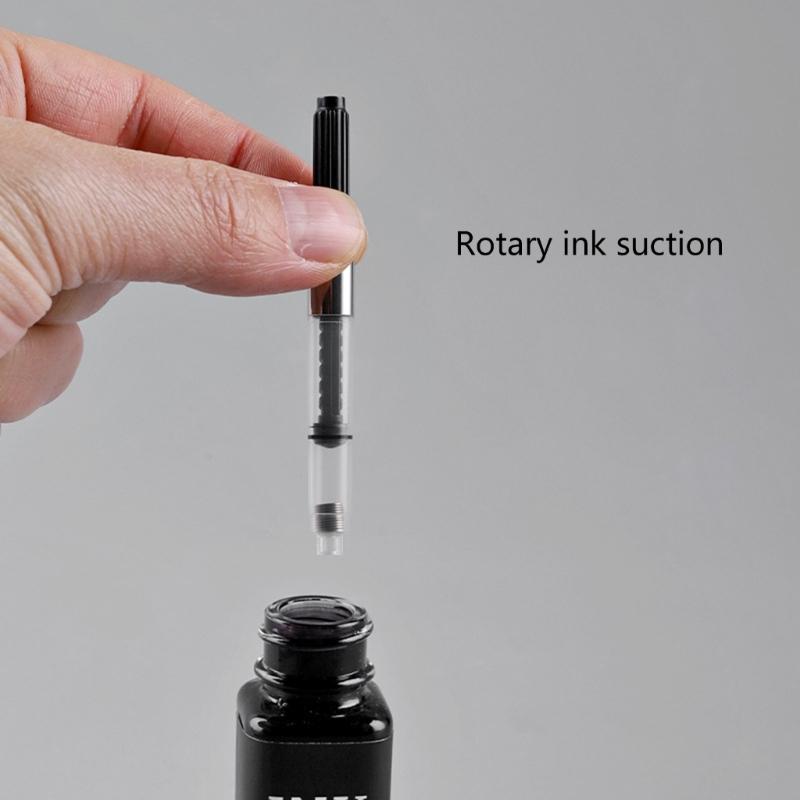 Twist Action Fountain Pen Ink Converter 2.6mm OR 3.4mm Bore Diameter Fountain Pen Ink Piston Converter for Office School