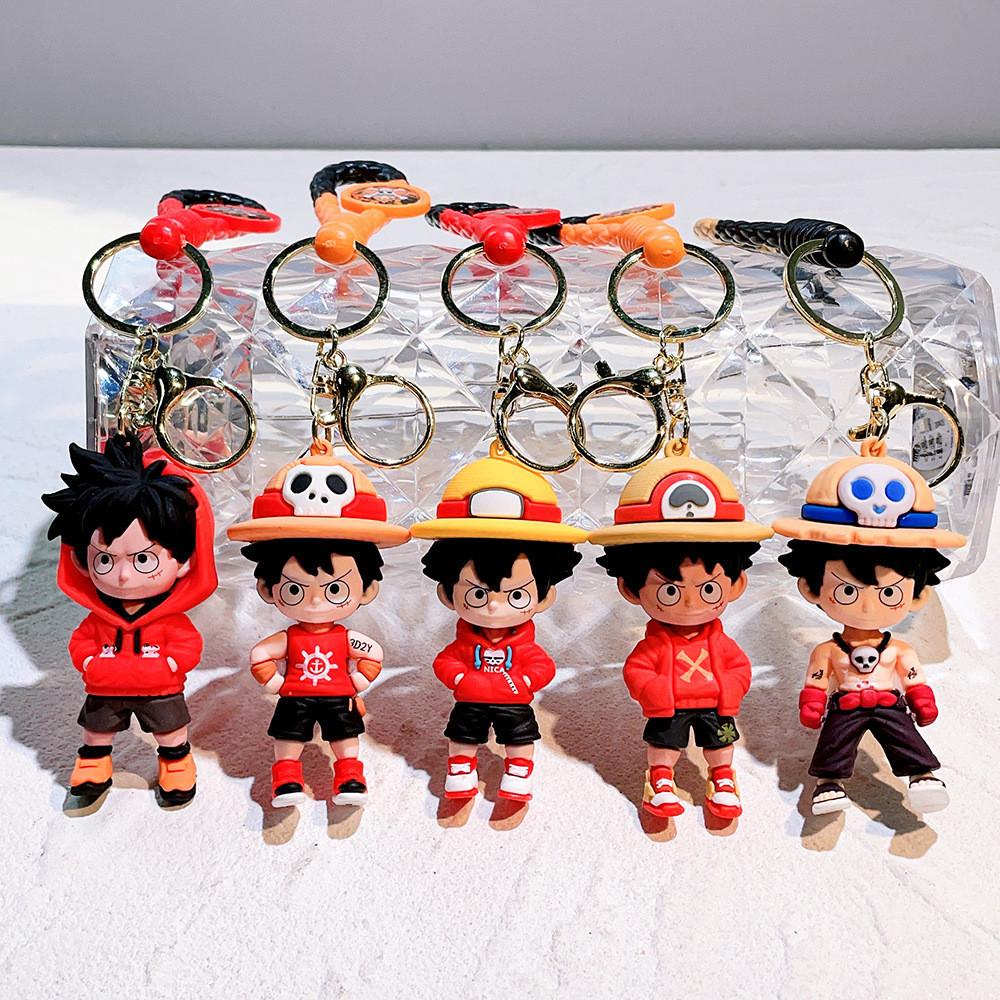 2024 One Piece Keychain Stylish Luffy Hoodie Keyring For Fans And Collectors