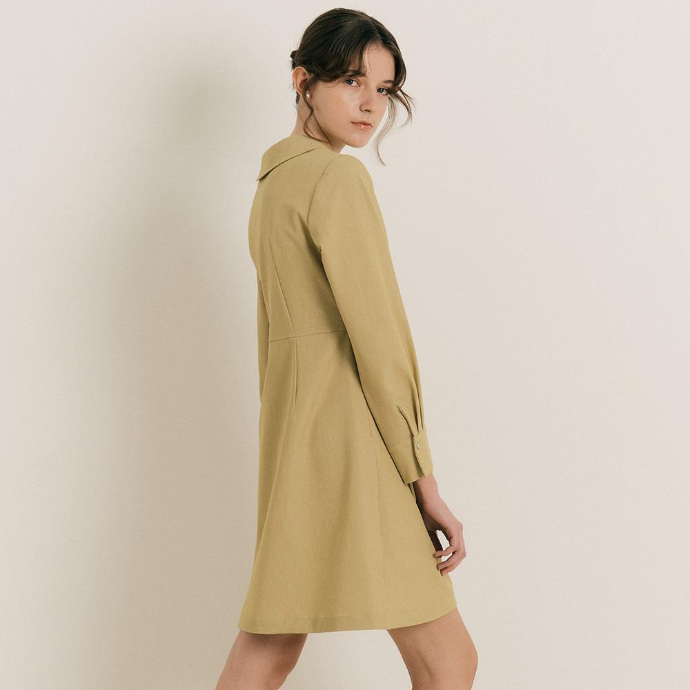 Wednesday Delight Wd_Deconstructed Shirt Dress_Yellow