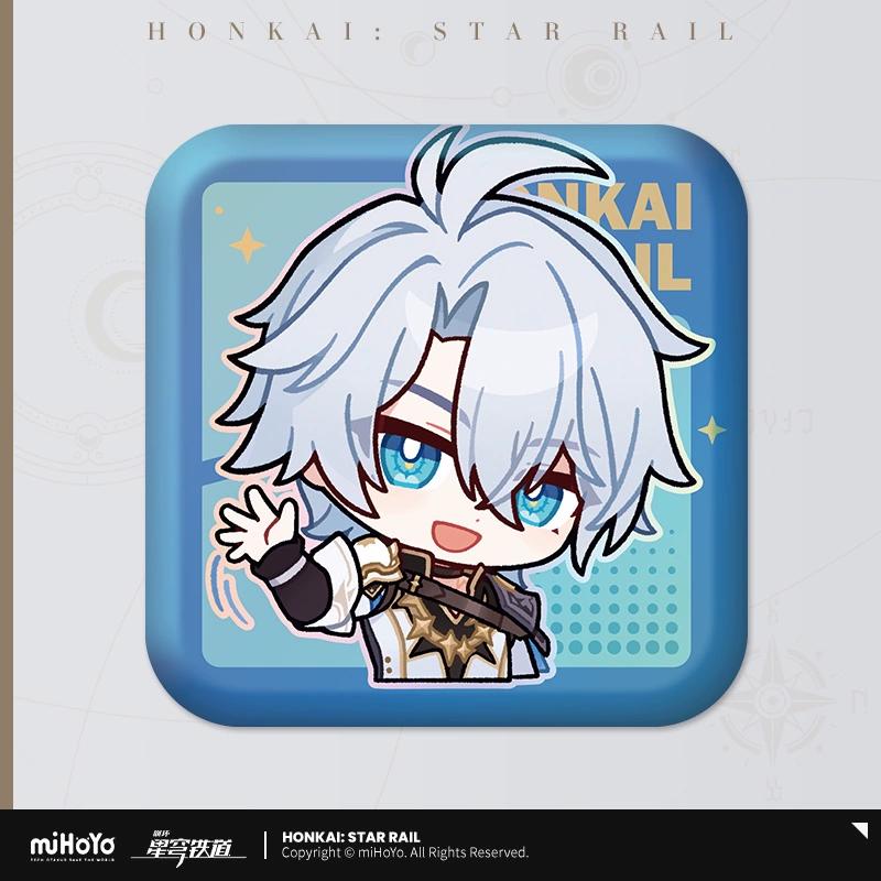 Sunsyea Honkai Star Rail Official Merch miHoYo Original Authentic PMZLG Series Keychain Badge Phainon