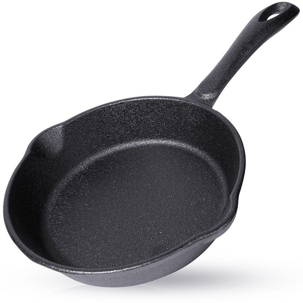 Cast Iron Pan for Gas Induction Grill Fireplace To Oven Plate 16 Cm