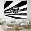 Monchengladbach Emblem Printed Tapestry, for Bedroom,Livingroom, Dormitory, Large Wall Decor, Fabric Decor Fan Birthday Gifts