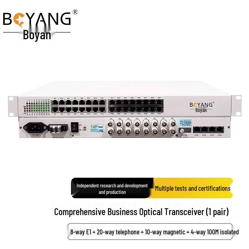 BOYANG Integrated Multi-Service Fiber Optic Multiplexer