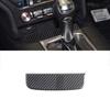 Bright Carbon Fiber Car Front Central Storage Box Sticker For Mustang 2015-21