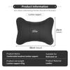 For Ford Leather Car Headrest Lumbar Support Vehicle Seat Neck Waist Cushion Fiesta Ranger Mondeo Escape Ecosport Fusion
